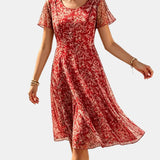 Ana | Vestido midi floral suelto y ligero