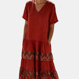 Martina | Vestido midi floral suelto y ligero