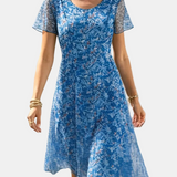 Ana | Vestido midi floral suelto y ligero