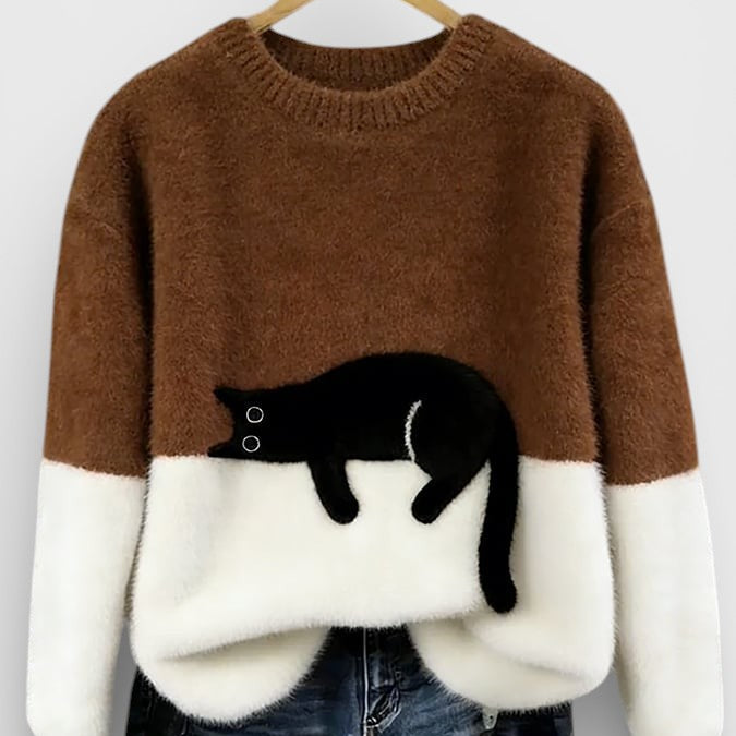 Luna™ | Sudadera con gráfico de gato