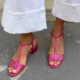 Diana - Sandalias Doradas Elegancia Diaria