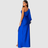 Meda - Elegante vestido maxi de un solo hombro