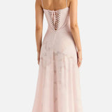 Vestido Maxi de Invitada de Boda Annabelle con Encaje