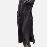 Vestido Maxi de Otoño – Sudadera Elegante de Corte Suelto para Reuniones Acogedoras de Otoño
