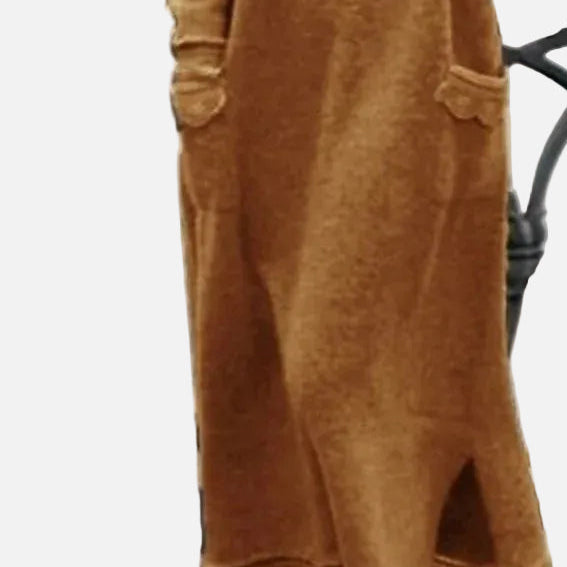 Vestido Maxi de Otoño – Sudadera Elegante de Corte Suelto para Reuniones Acogedoras de Otoño