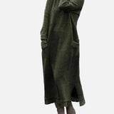 Vestido Maxi de Otoño – Sudadera Elegante de Corte Suelto para Reuniones Acogedoras de Otoño