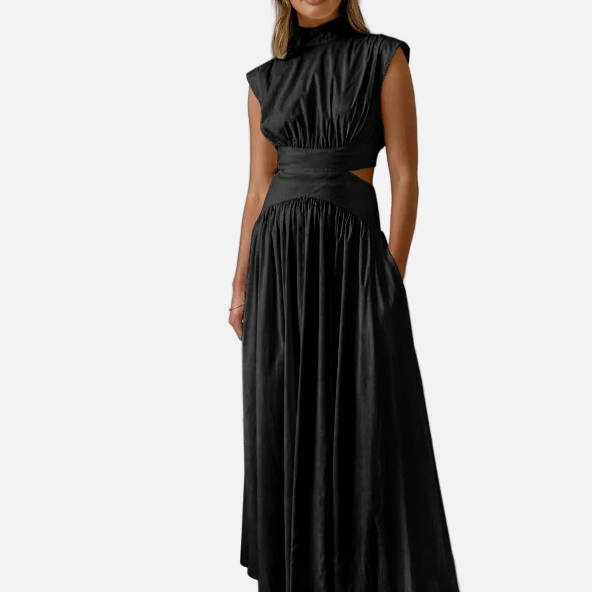 Elegante Vestido Maxi Sin Mangas para Ocasiones Formales