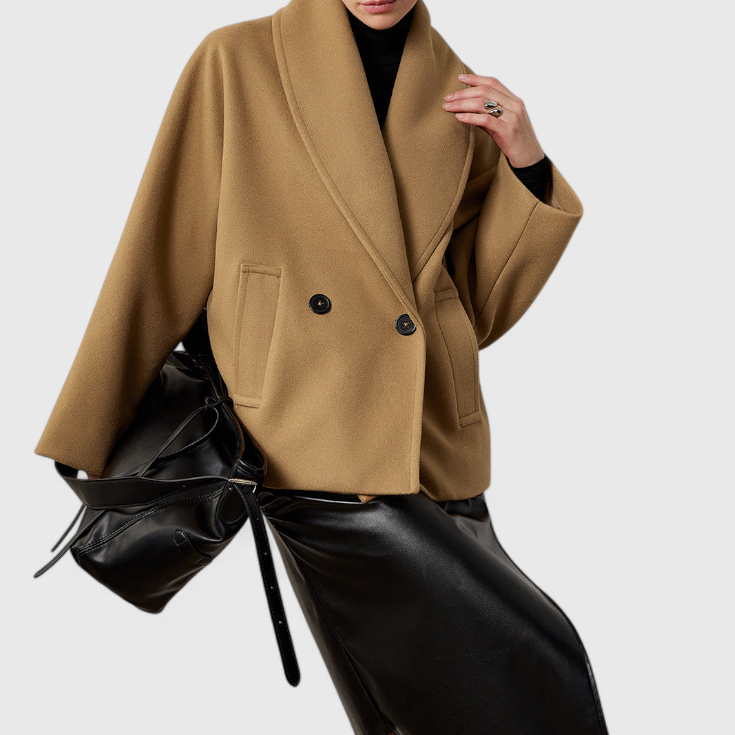 Helena Abrigo de Tweed Oversized