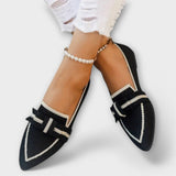 Zapatos planos para mujer con diseño de nudo