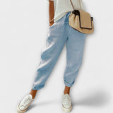 Bibi - Pantalones de lino elegantes y fluidos