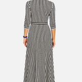 Vestido Maxi de Blusa Casual para Trabajo