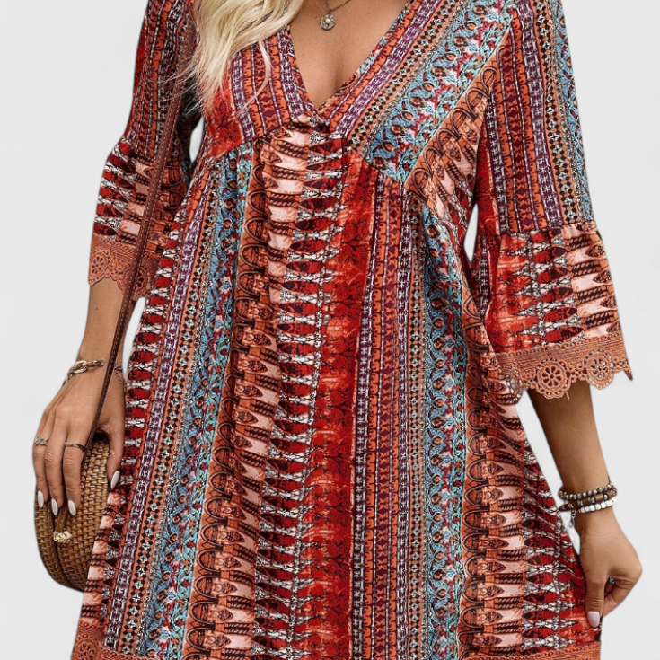 Vestido Boho Elegante Axelle