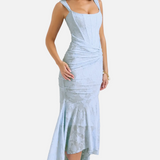 Vestido Maxi de Novia con Corsé de Encaje