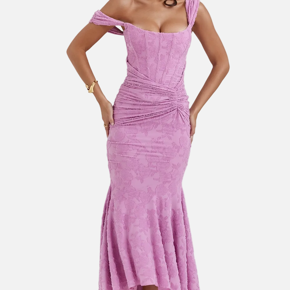 Vestido Maxi de Novia con Corsé de Encaje