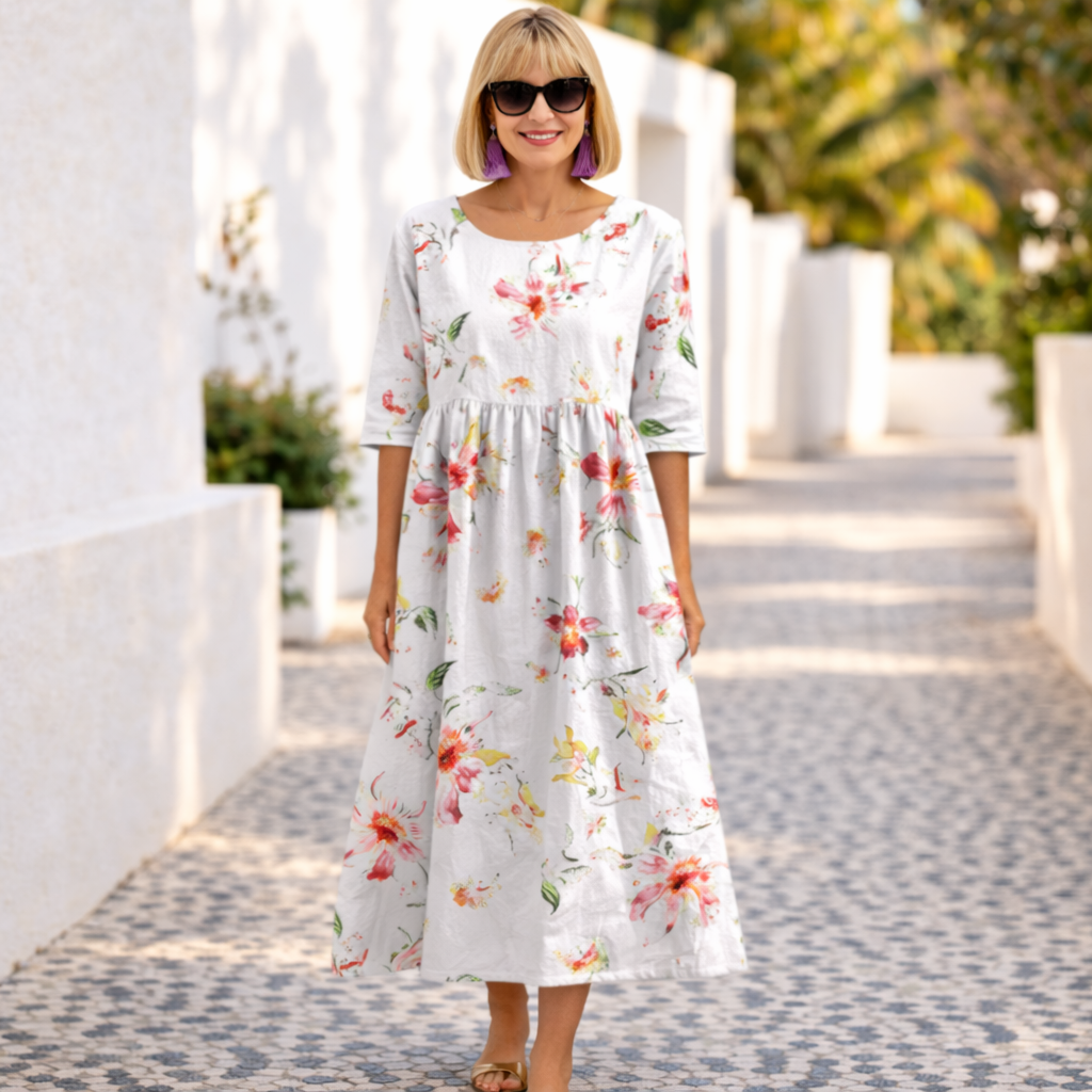 Consuelo | Vestido Floral de Verano