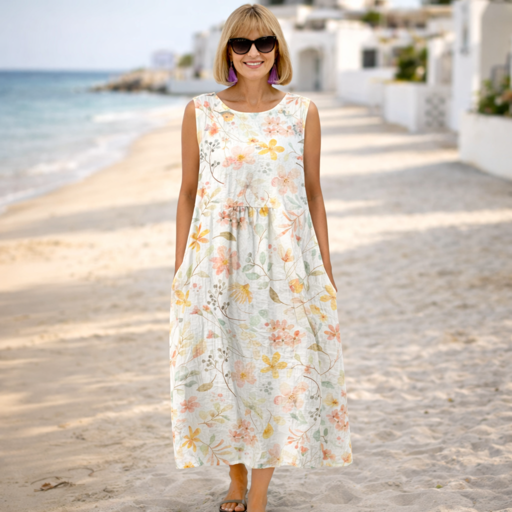 Vanessa | Vestido Midi - Elegancia Cómoda