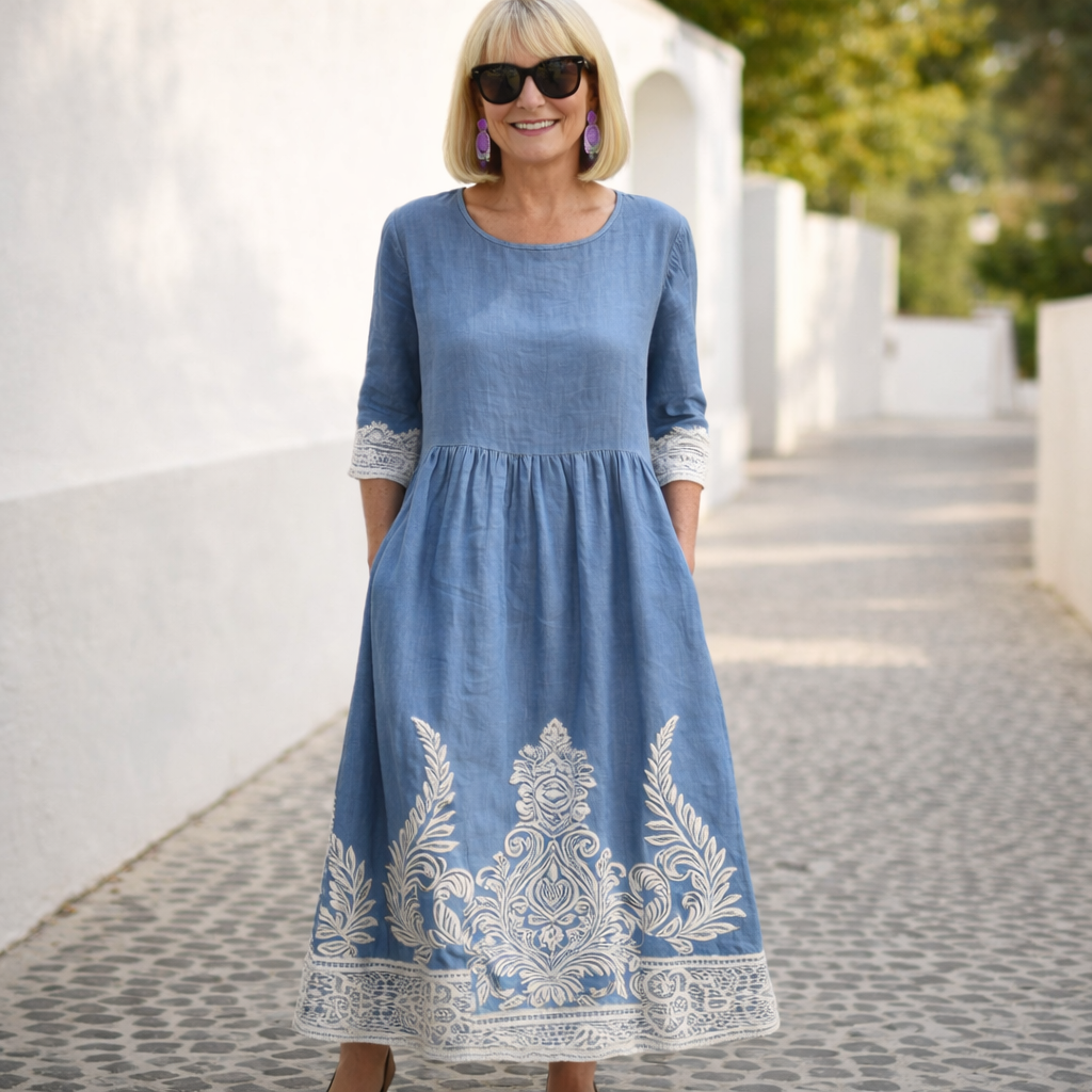 Noelia | Vestido Maxi - Estampado Floral