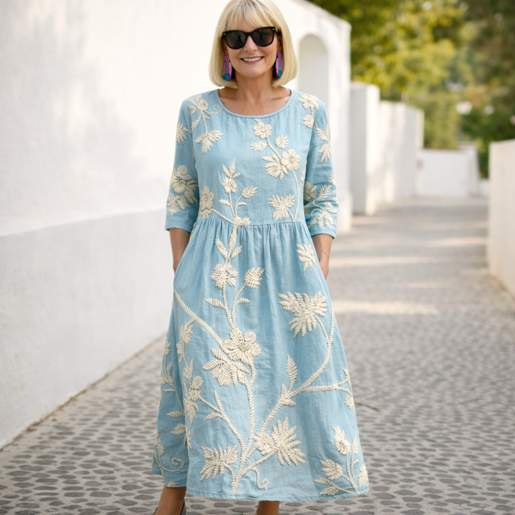 Noelia | Vestido Maxi - Estampado Floral