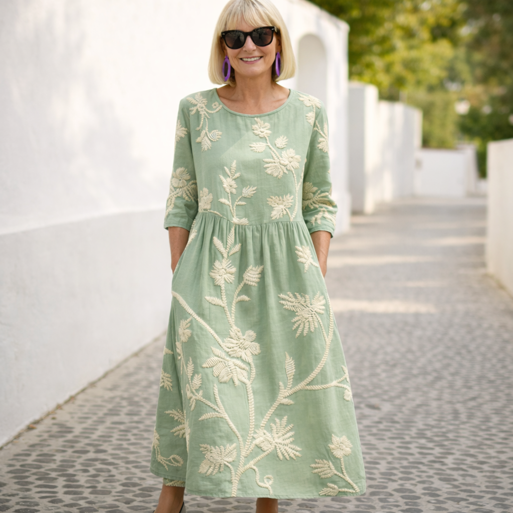 Noelia | Vestido Maxi - Estampado Floral