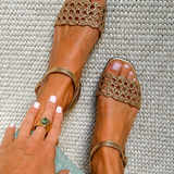 Catarina - Sandalias Doradas Encanto de Verano