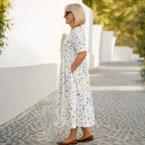 Sonia | Vestido Midi de Estampado Floral