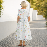Sonia | Vestido Midi de Estampado Floral