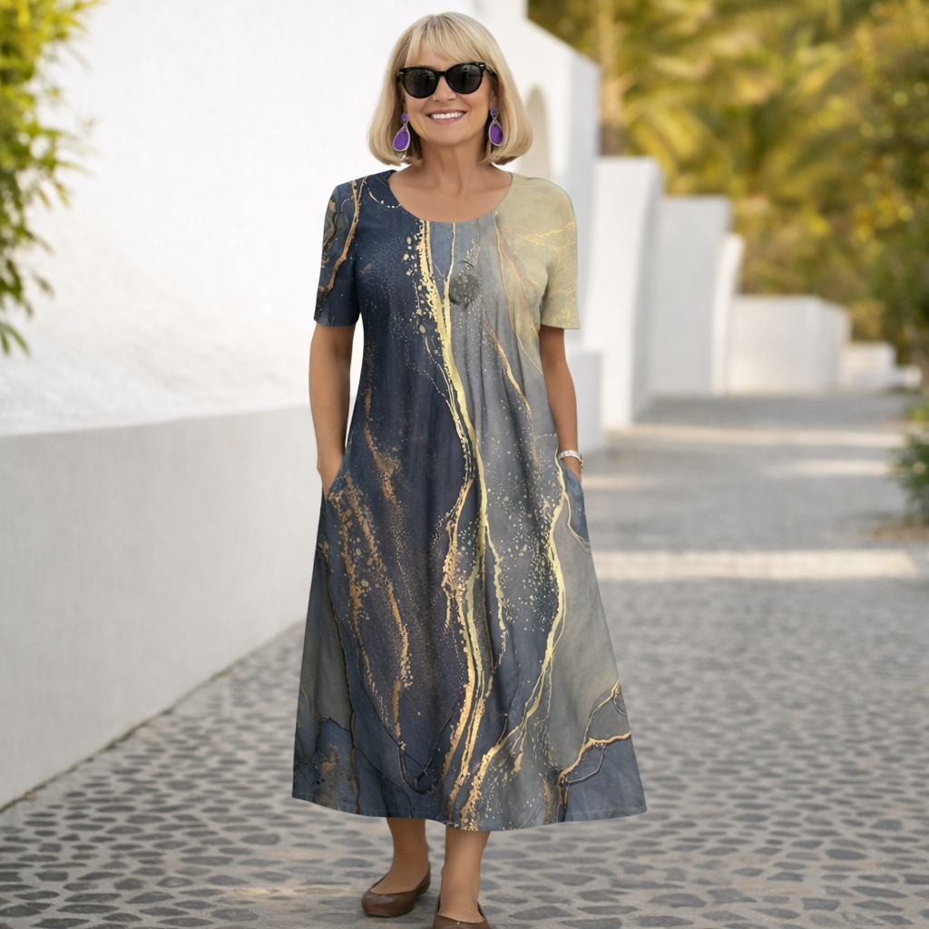 Sonia | Vestido Midi de Estampado Floral