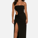 Vestido Maxi de Fiesta con Corte Bandeau