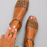 Catarina - Sandalias Doradas Encanto de Verano