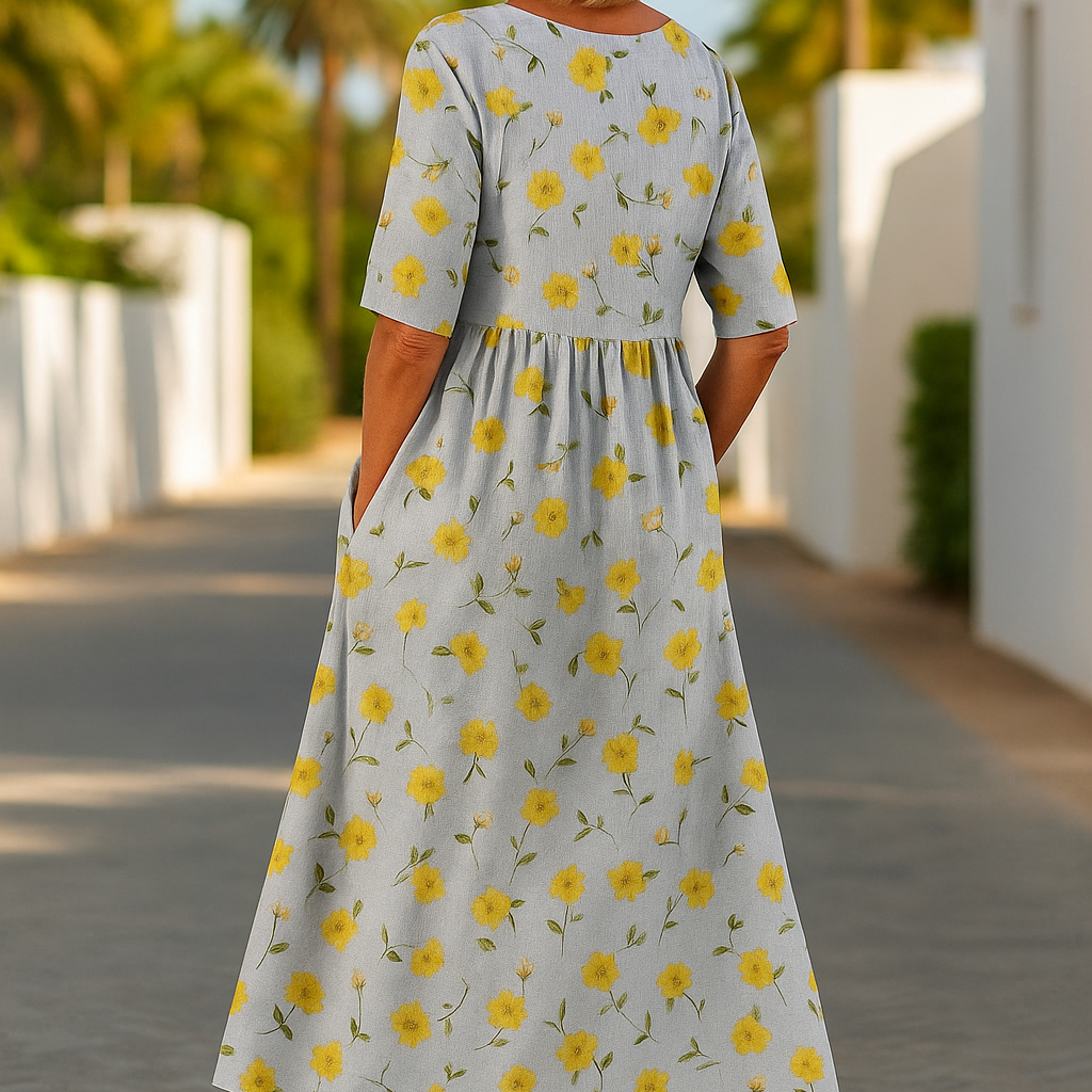 Lorena | Vestido Midi - Comodidad Sin Preocupaciones