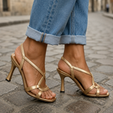 Mariana - Sandalias Doradas Encanto de Verano