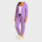 Nikol - Traje de mujer con chaqueta y pantalones jogger