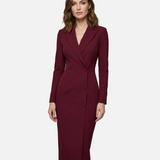 Vestido Blazer Negro Chic – Diseño Minimalista Ajustado para una Sofisticación Moderna