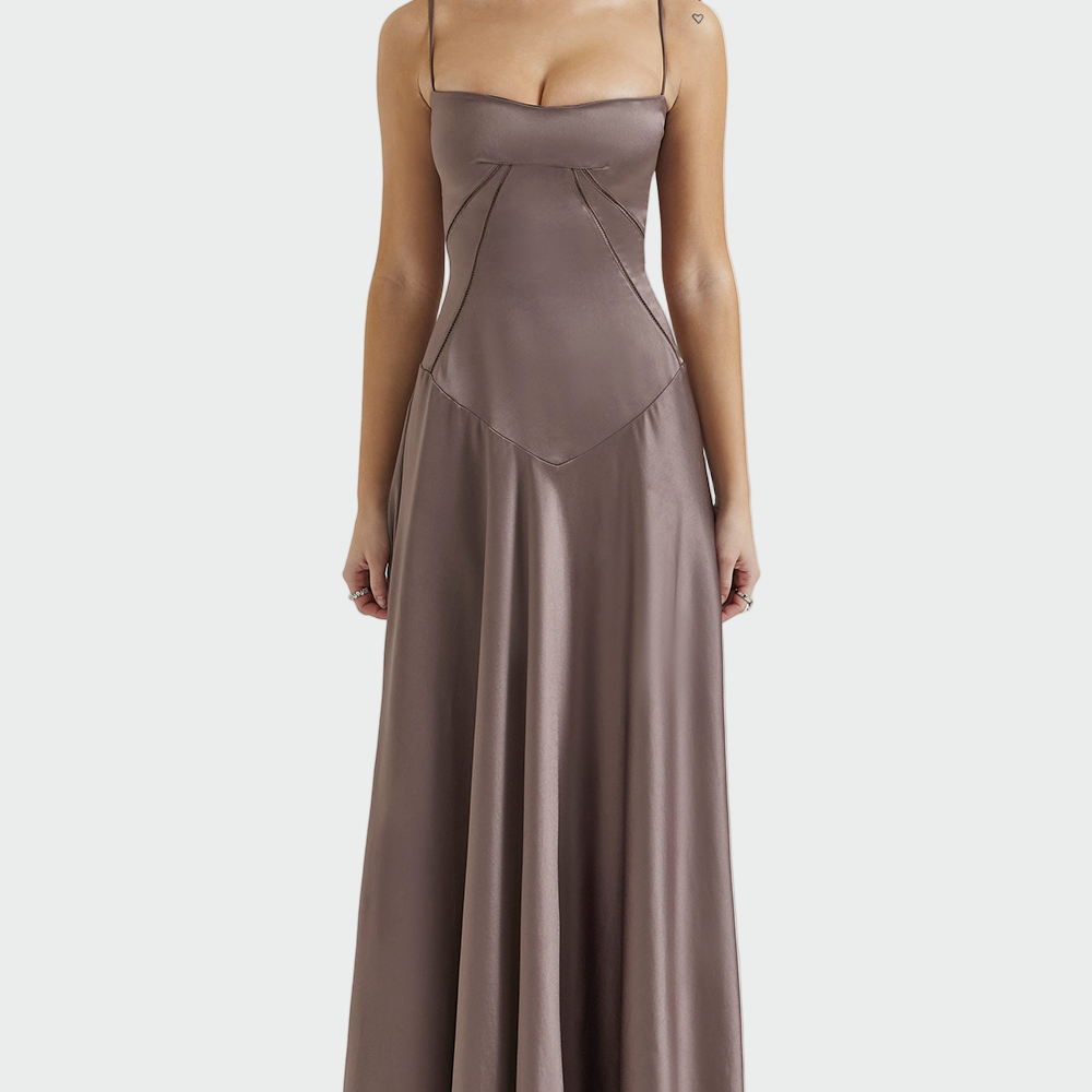 Vítězslava – Vestido de Satén para Mujer