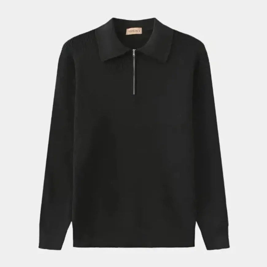 David™ | Suéter Polo con Cierre