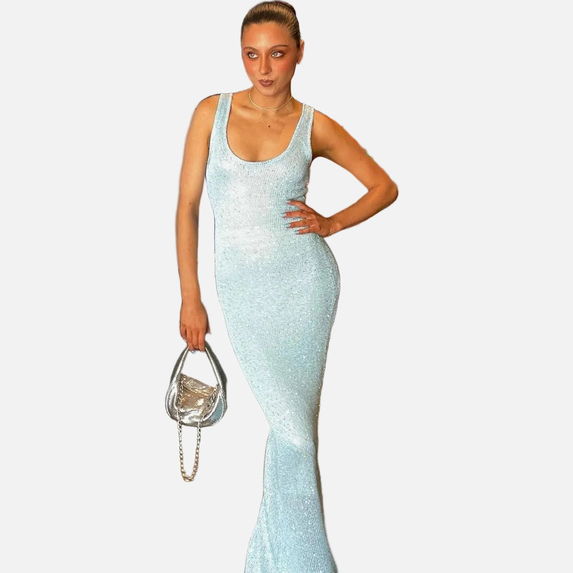 Vestido Maxi de Fiesta de Verano con Lentejuelas Skye