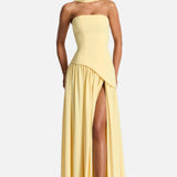 Vestido Maxi Sin Tirantes Tessa