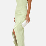 Vestido Maxi de Invitada de Boda Elegante y Formal