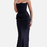 Vestido Maxi Corsé Sin Tirantes Mia