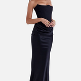 Vestido Maxi Corsé Sin Tirantes Mia