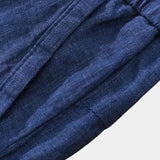 Felix™ | Pantalones Cortos de Lino Azul Horizonte