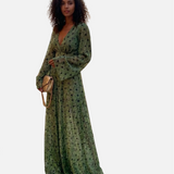 Vestido de verano largo clásico de playa para mujeres