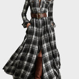 Evelyn - Vestido Camisero Clásico Elegante