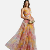 Vestido Maxi Floral de Noche para Mujeres