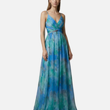 Vestido Maxi Floral de Noche para Mujeres