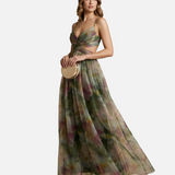 Vestido Maxi Floral de Noche para Mujeres
