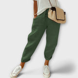 Bibi - Pantalones de lino livianos y sueltos