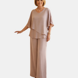 Martha - Conjunto de Pantalón Ancho sin Esfuerzo