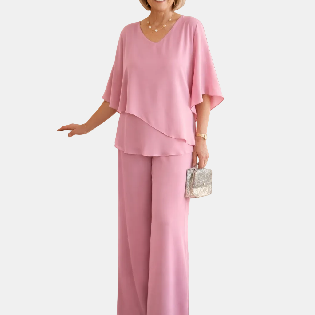 Martha - Conjunto de Pantalón Ancho sin Esfuerzo