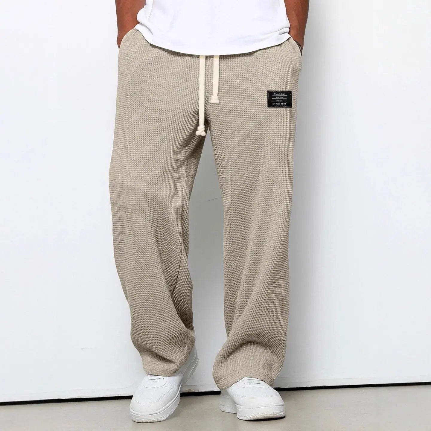 Josip - Pantalones con cinturilla regulable